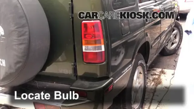 1998 Land Rover Discovery LSE 4.0L V8 Éclairage Feu clignotant arrière (remplacer l'ampoule)